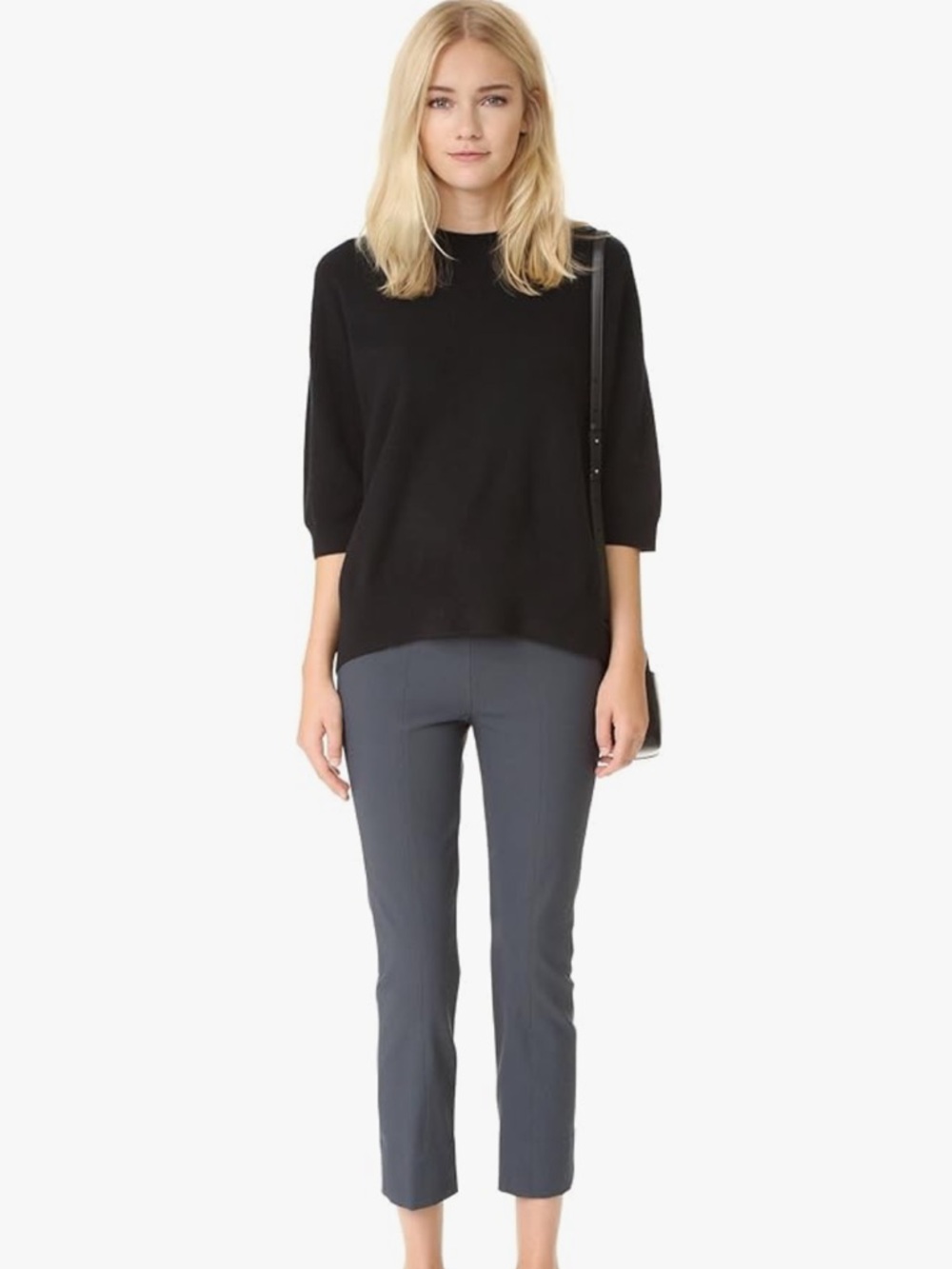 Vince Bobbi High-Rise Stitch-Seam Ponte Legging